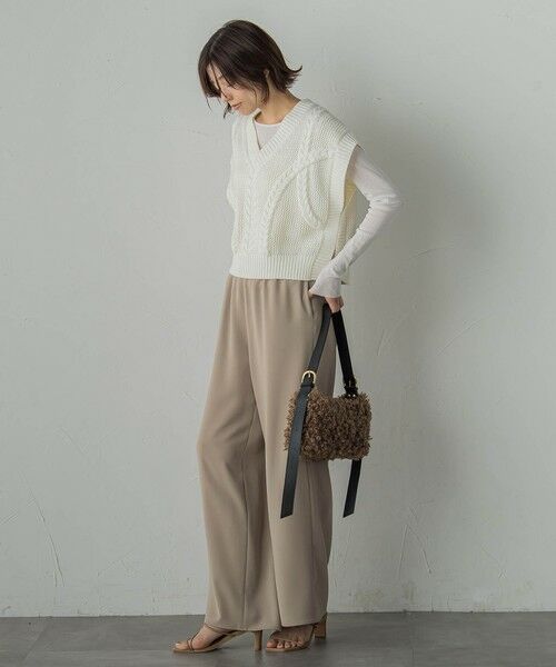 Droite lautreamont / ドロワットロートレアモン ニット・セーター | コットンサラチュールカットソー≪手洗い可能≫ | 詳細8