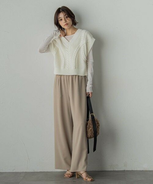 Droite lautreamont / ドロワットロートレアモン ニット・セーター | コットンサラチュールカットソー≪手洗い可能≫ | 詳細10