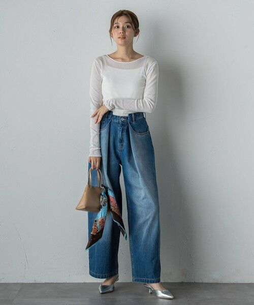 Droite lautreamont / ドロワットロートレアモン ニット・セーター | コットンサラチュールカットソー≪手洗い可能≫ | 詳細11