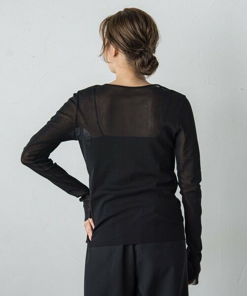Droite lautreamont / ドロワットロートレアモン ニット・セーター | コットンサラチュールカットソー≪手洗い可能≫ | 詳細18