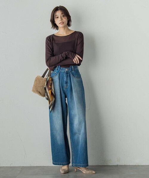 Droite lautreamont / ドロワットロートレアモン ニット・セーター | コットンサラチュールカットソー≪手洗い可能≫ | 詳細22