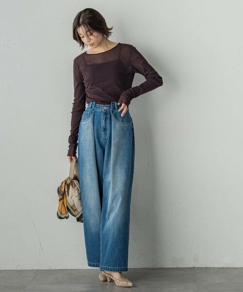 Droite lautreamont / ドロワットロートレアモン ニット・セーター | コットンサラチュールカットソー≪手洗い可能≫ | 詳細23