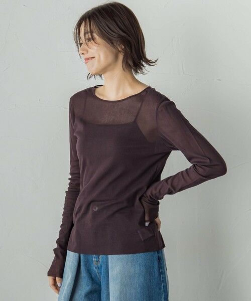 Droite lautreamont / ドロワットロートレアモン ニット・セーター | コットンサラチュールカットソー≪手洗い可能≫ | 詳細27