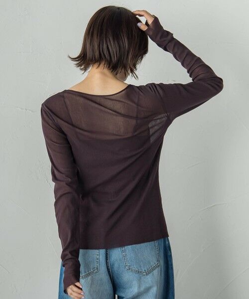 Droite lautreamont / ドロワットロートレアモン ニット・セーター | コットンサラチュールカットソー≪手洗い可能≫ | 詳細28