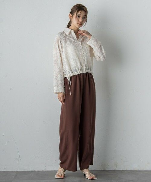 Droite lautreamont / ドロワットロートレアモン その他パンツ | 強撚2WAYパンツ≪洗濯機で洗える≫ | 詳細16