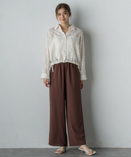 Droite lautreamont / ドロワットロートレアモン その他パンツ | 強撚2WAYパンツ≪洗濯機で洗える≫ | 詳細13