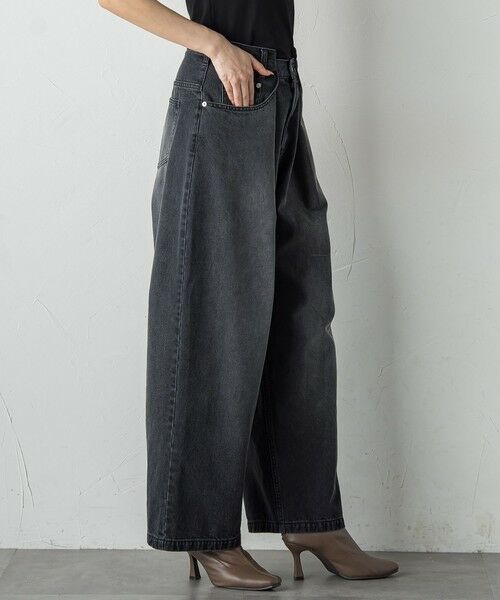 Droite lautreamont / ドロワットロートレアモン その他パンツ | タックデニムパンツ≪洗濯機で洗える≫ | 詳細6