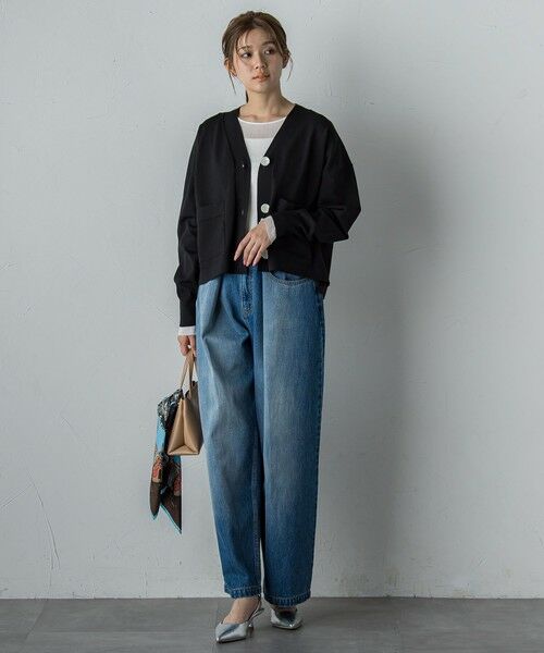 Droite lautreamont / ドロワットロートレアモン その他パンツ | タックデニムパンツ≪洗濯機で洗える≫ | 詳細22