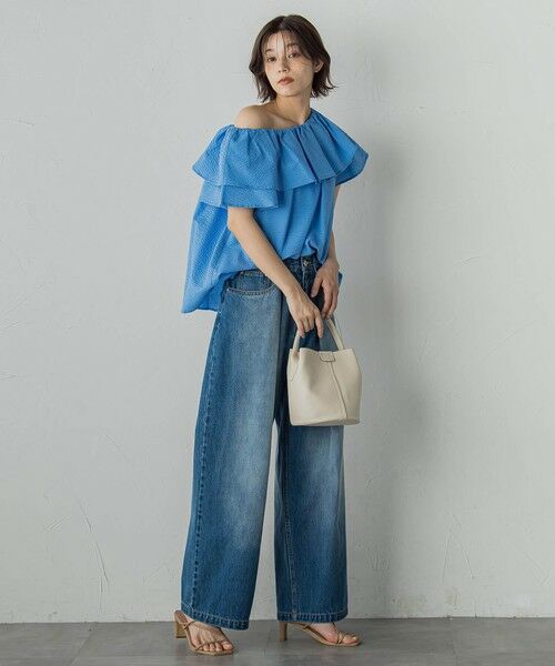 Droite lautreamont / ドロワットロートレアモン その他パンツ | タックデニムパンツ≪洗濯機で洗える≫ | 詳細23