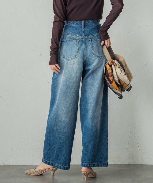 Droite lautreamont / ドロワットロートレアモン その他パンツ | タックデニムパンツ≪洗濯機で洗える≫ | 詳細21