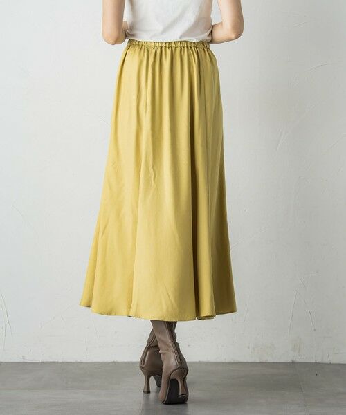 Droite lautreamont / ドロワットロートレアモン ミニ・ひざ丈スカート | フィブリルシャンブレースカート | 詳細7