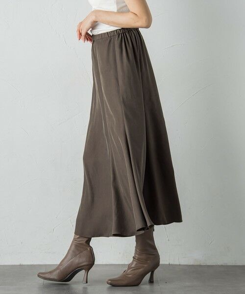 Droite lautreamont / ドロワットロートレアモン ミニ・ひざ丈スカート | フィブリルシャンブレースカート | 詳細23