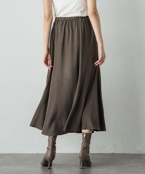 Droite lautreamont / ドロワットロートレアモン ミニ・ひざ丈スカート | フィブリルシャンブレースカート | 詳細24