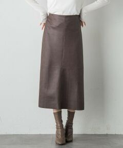 Droite lautreamont / ドロワットロートレアモン ミニ・ひざ丈スカート | マシュマロコーティングスカート≪手洗い可能≫