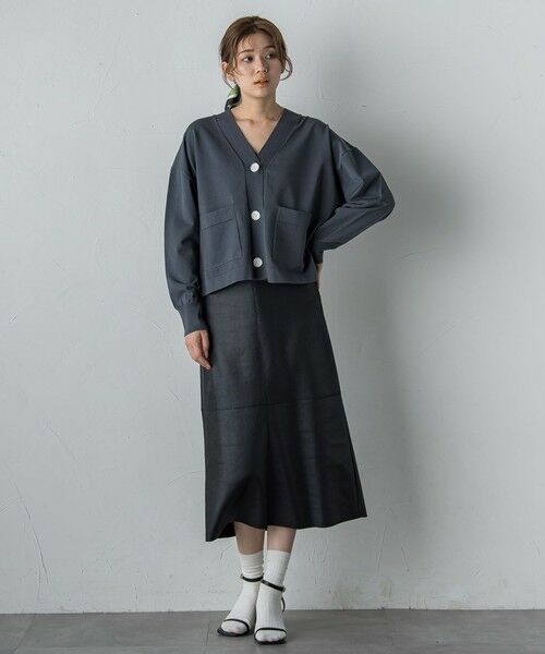 Droite lautreamont / ドロワットロートレアモン ミニ・ひざ丈スカート | マシュマロコーティングスカート≪手洗い可能≫ | 詳細12