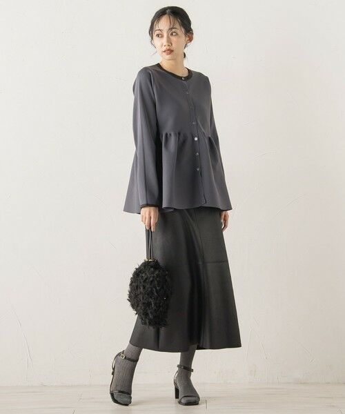 Droite lautreamont / ドロワットロートレアモン ミニ・ひざ丈スカート | マシュマロコーティングスカート≪手洗い可能≫ | 詳細13