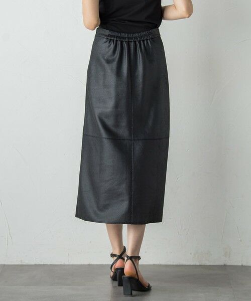 Droite lautreamont / ドロワットロートレアモン ミニ・ひざ丈スカート | マシュマロコーティングスカート≪手洗い可能≫ | 詳細6