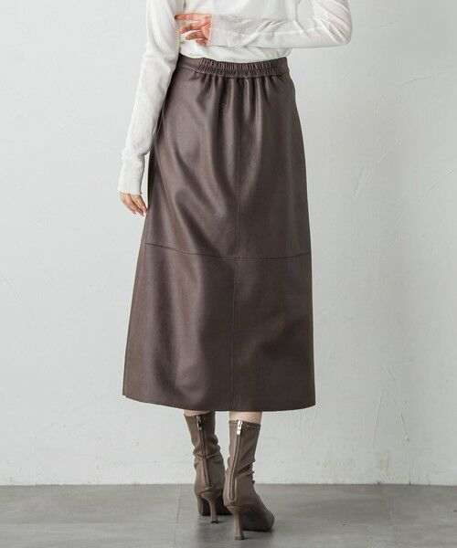 Droite lautreamont / ドロワットロートレアモン ミニ・ひざ丈スカート | マシュマロコーティングスカート≪手洗い可能≫ | 詳細20