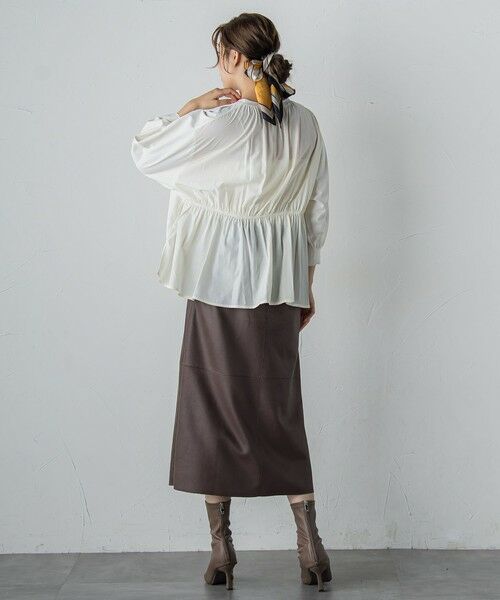 Droite lautreamont / ドロワットロートレアモン ミニ・ひざ丈スカート | マシュマロコーティングスカート≪手洗い可能≫ | 詳細24