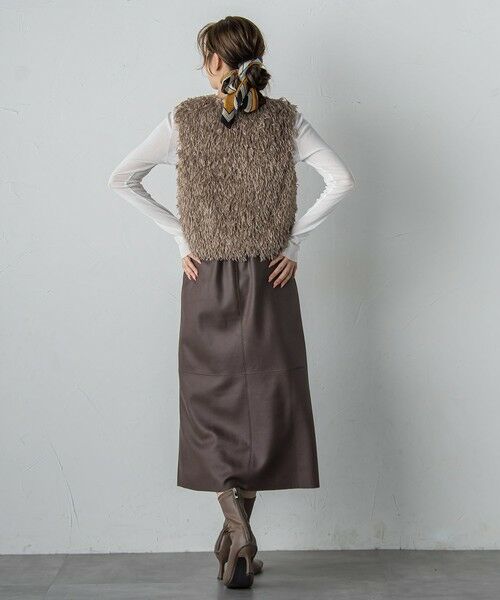 Droite lautreamont / ドロワットロートレアモン ミニ・ひざ丈スカート | マシュマロコーティングスカート≪手洗い可能≫ | 詳細16