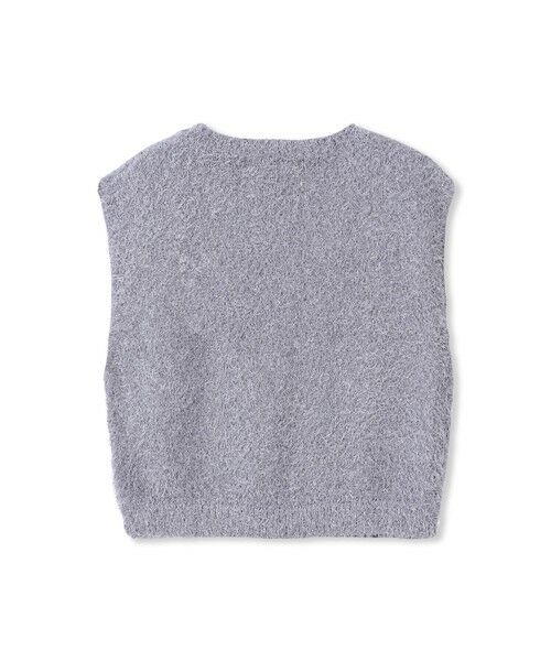 Droite lautreamont / ドロワットロートレアモン ダウンジャケット・ベスト | ラメフェザーニットベスト≪手洗い可能≫ | 詳細30