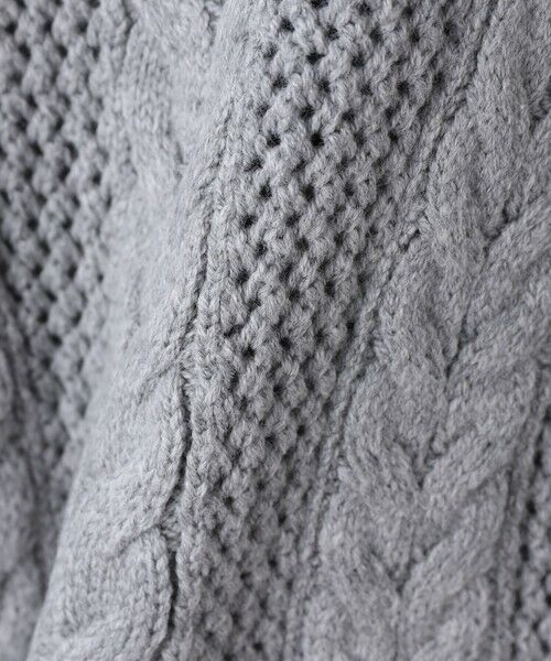 Droite lautreamont / ドロワットロートレアモン ダウンジャケット・ベスト | メッシュケーブルニットベスト≪手洗い可能≫ | 詳細27