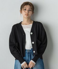 Droite lautreamont / ドロワットロートレアモン カーディガン・ボレロ | Vネックカーディガン≪手洗い可能≫