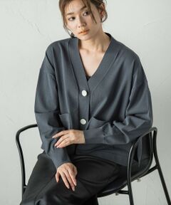 Droite lautreamont / ドロワットロートレアモン カーディガン・ボレロ | Vネックカーディガン≪手洗い可能≫