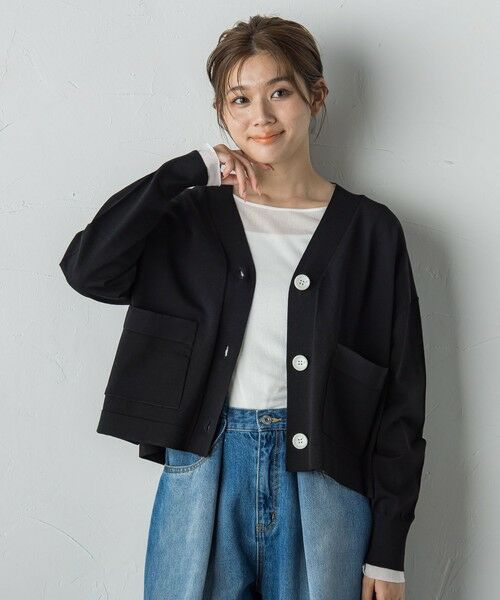 Droite lautreamont / ドロワットロートレアモン カーディガン・ボレロ | Vネックカーディガン≪手洗い可能≫ | 詳細4