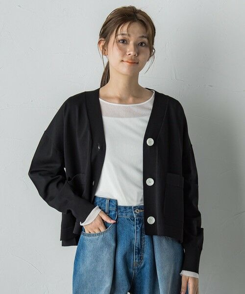 Droite lautreamont / ドロワットロートレアモン カーディガン・ボレロ | Vネックカーディガン≪手洗い可能≫ | 詳細6