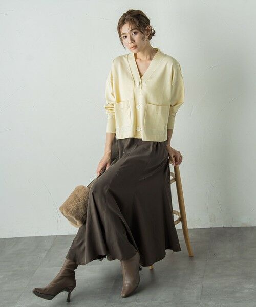 Droite lautreamont / ドロワットロートレアモン カーディガン・ボレロ | Vネックカーディガン≪手洗い可能≫ | 詳細8