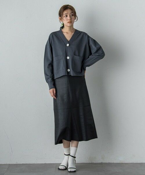 Droite lautreamont / ドロワットロートレアモン カーディガン・ボレロ | Vネックカーディガン≪手洗い可能≫ | 詳細18