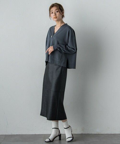 Droite lautreamont / ドロワットロートレアモン カーディガン・ボレロ | Vネックカーディガン≪手洗い可能≫ | 詳細19