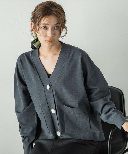 Droite lautreamont / ドロワットロートレアモン カーディガン・ボレロ | Vネックカーディガン≪手洗い可能≫ | 詳細21