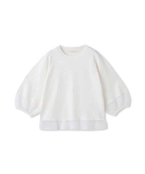 Droite lautreamont / ドロワットロートレアモン ニット・セーター | シアー切替えニット≪手洗い可能≫ | 詳細8