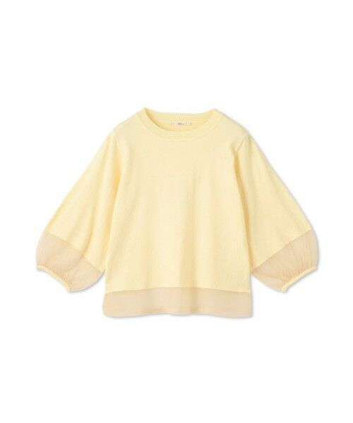 Droite lautreamont / ドロワットロートレアモン ニット・セーター | シアー切替えニット≪手洗い可能≫ | 詳細22