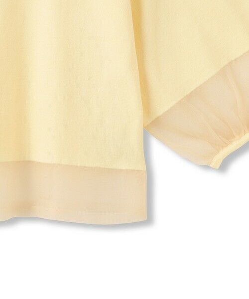 Droite lautreamont / ドロワットロートレアモン ニット・セーター | シアー切替えニット≪手洗い可能≫ | 詳細26