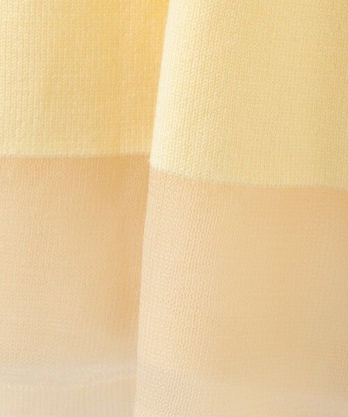 Droite lautreamont / ドロワットロートレアモン ニット・セーター | シアー切替えニット≪手洗い可能≫ | 詳細27