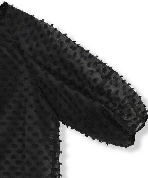 Droite lautreamont / ドロワットロートレアモン シャツ・ブラウス | ポンポンジャガードブラウス≪洗濯機で洗える≫ | 詳細25