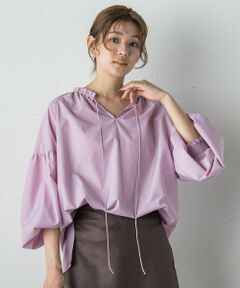 Droite lautreamont / ドロワットロートレアモン シャツ・ブラウス | セミシアーフリルブラウス≪洗濯機で洗える≫