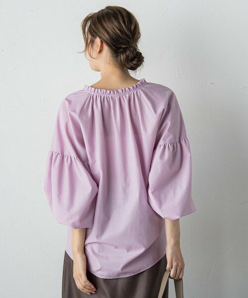 Droite lautreamont / ドロワットロートレアモン シャツ・ブラウス | セミシアーフリルブラウス≪洗濯機で洗える≫ | 詳細16