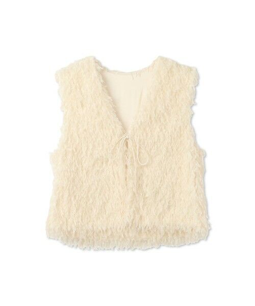 Droite lautreamont / ドロワットロートレアモン ダウンジャケット・ベスト | フェザーニットファンシーベスト≪手洗い可能≫ | 詳細8