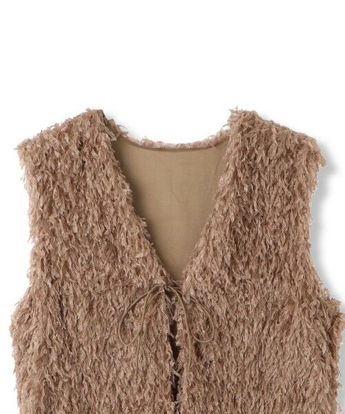 Droite lautreamont / ドロワットロートレアモン ダウンジャケット・ベスト | フェザーニットファンシーベスト≪手洗い可能≫ | 詳細19