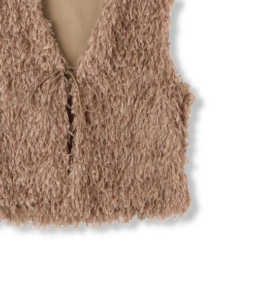 Droite lautreamont / ドロワットロートレアモン ダウンジャケット・ベスト | フェザーニットファンシーベスト≪手洗い可能≫ | 詳細21