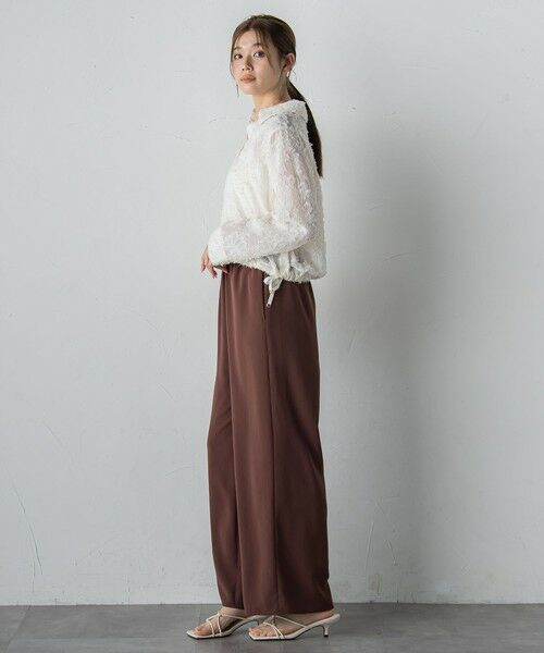 Droite lautreamont / ドロワットロートレアモン シャツ・ブラウス | カットジャガードブラウス≪手洗い可能≫ | 詳細9