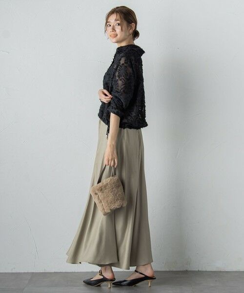 Droite lautreamont / ドロワットロートレアモン シャツ・ブラウス | カットジャガードブラウス≪手洗い可能≫ | 詳細20