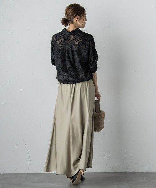 Droite lautreamont / ドロワットロートレアモン シャツ・ブラウス | カットジャガードブラウス≪手洗い可能≫ | 詳細21