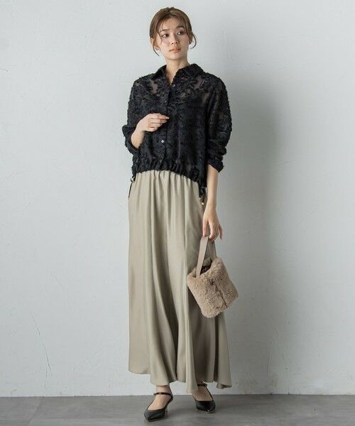 Droite lautreamont / ドロワットロートレアモン シャツ・ブラウス | カットジャガードブラウス≪手洗い可能≫ | 詳細22