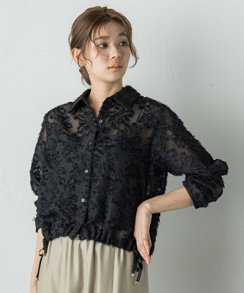 Droite lautreamont / ドロワットロートレアモン シャツ・ブラウス | カットジャガードブラウス≪手洗い可能≫ | 詳細24
