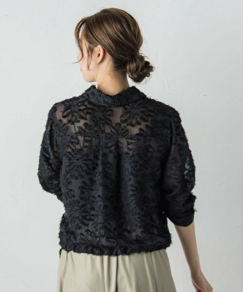 Droite lautreamont / ドロワットロートレアモン シャツ・ブラウス | カットジャガードブラウス≪手洗い可能≫ | 詳細25